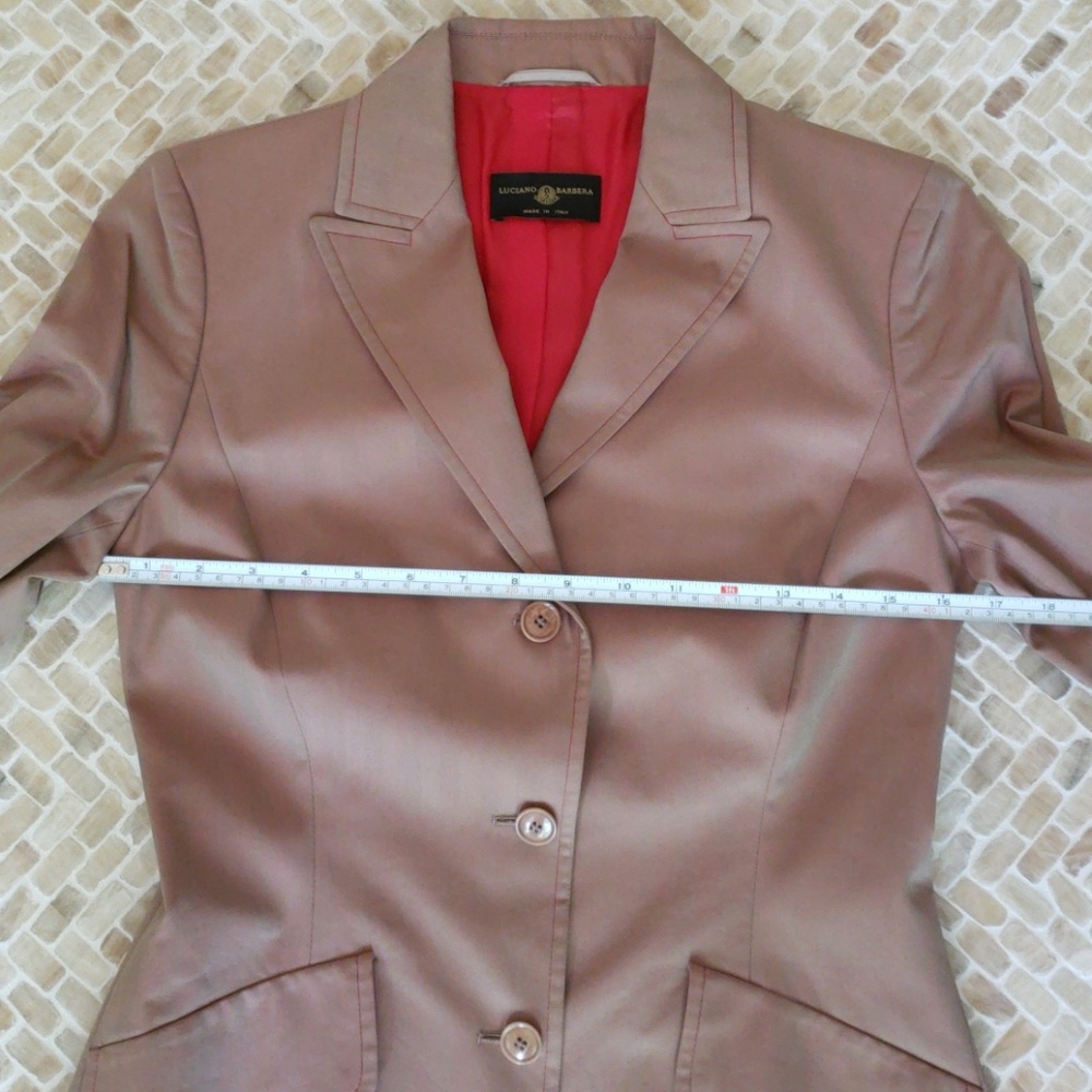 🔥HP🔥Luciano Barbera, cotton blazer beige, Italy - Picture 3 of 13